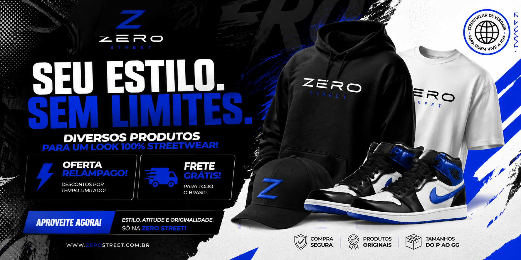 Zero Street — Tênis e Streetwear