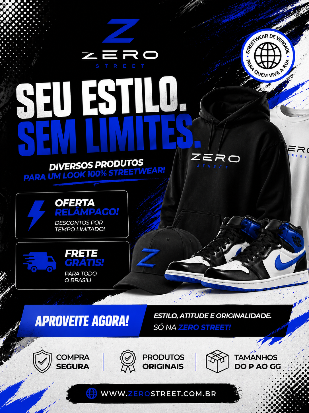 Zero Street — Tênis e Streetwear